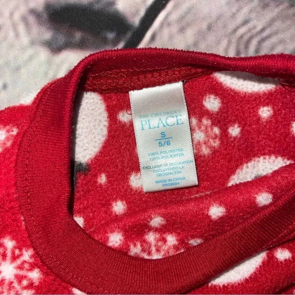 Snowman pajamas kids size 5/6